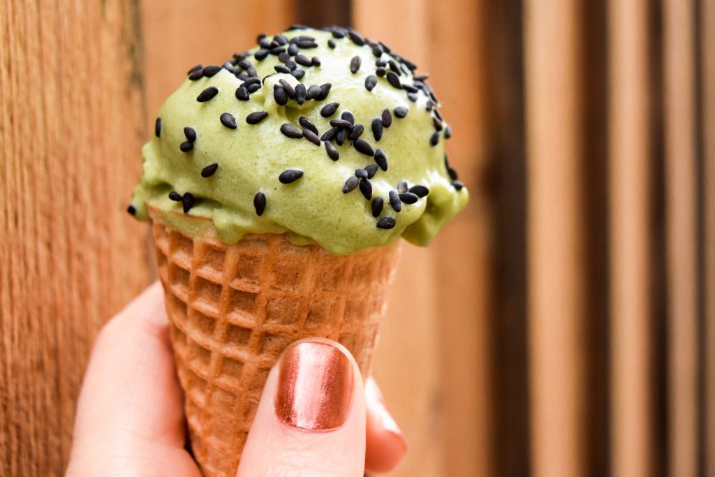 Matcha Ginger Ice Cream