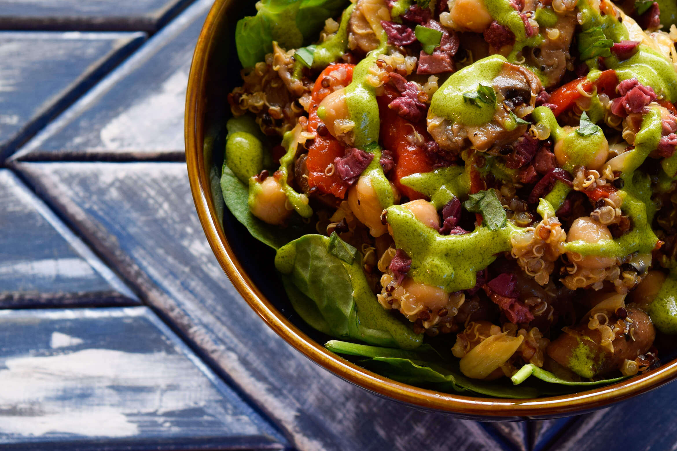 Italian Veggie Quinoa Salad