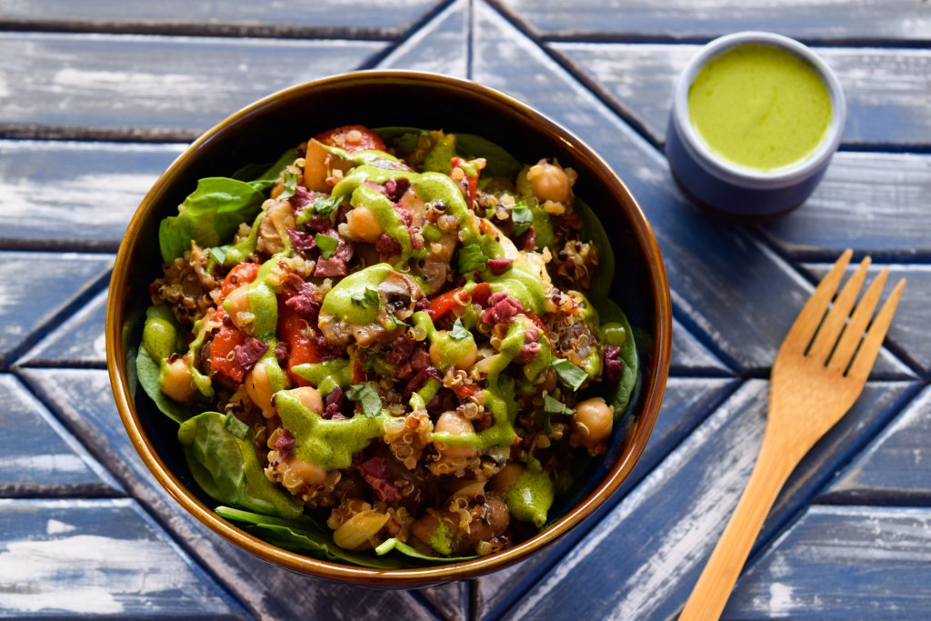 Italian Veggie Quinoa Salad